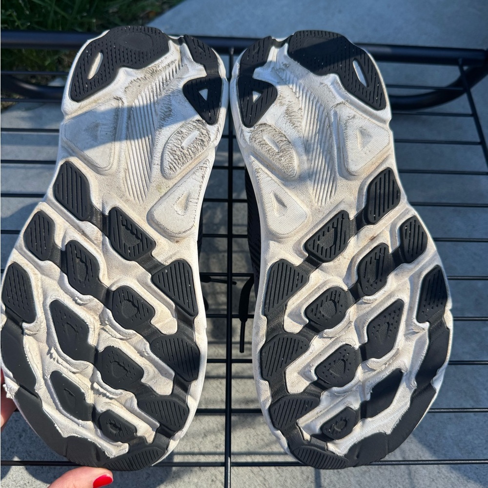 HOKA Black and White Running Shoes - Picture 5 of 6